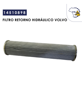 14510898|Filtro Retorno hidráulico Volvo 