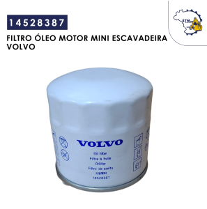 14528387|Filtro óleo motor mini Escavadeira volvo 14528387|Filtro óleo motor mini Escavadeira volvo