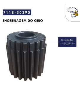 7118-30390|Engrenagem do giro 7118-30390|Engrenagem do giro